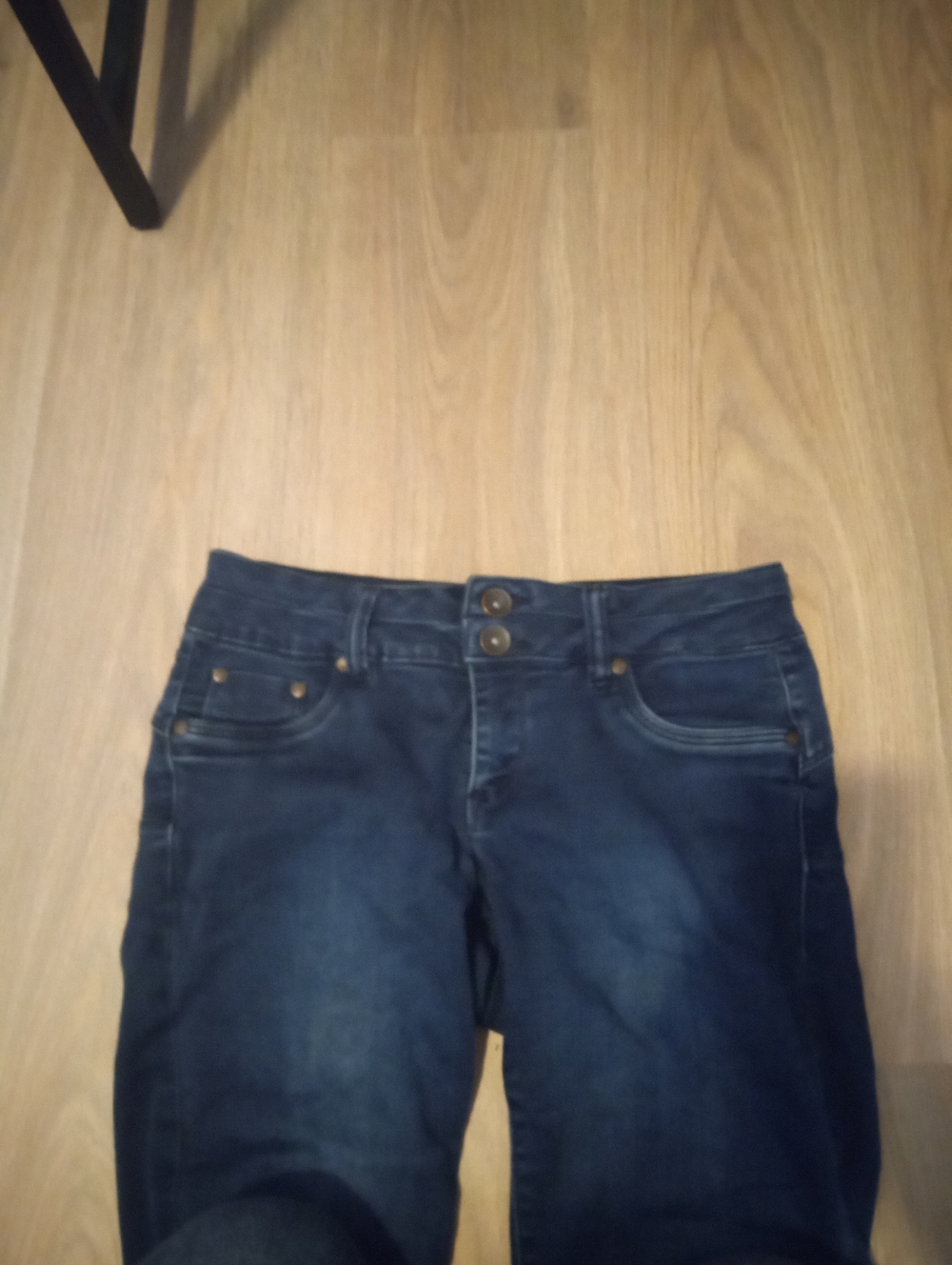 Dark Wash Capri Jeans Suko Jeans - Picture 2 of 8
